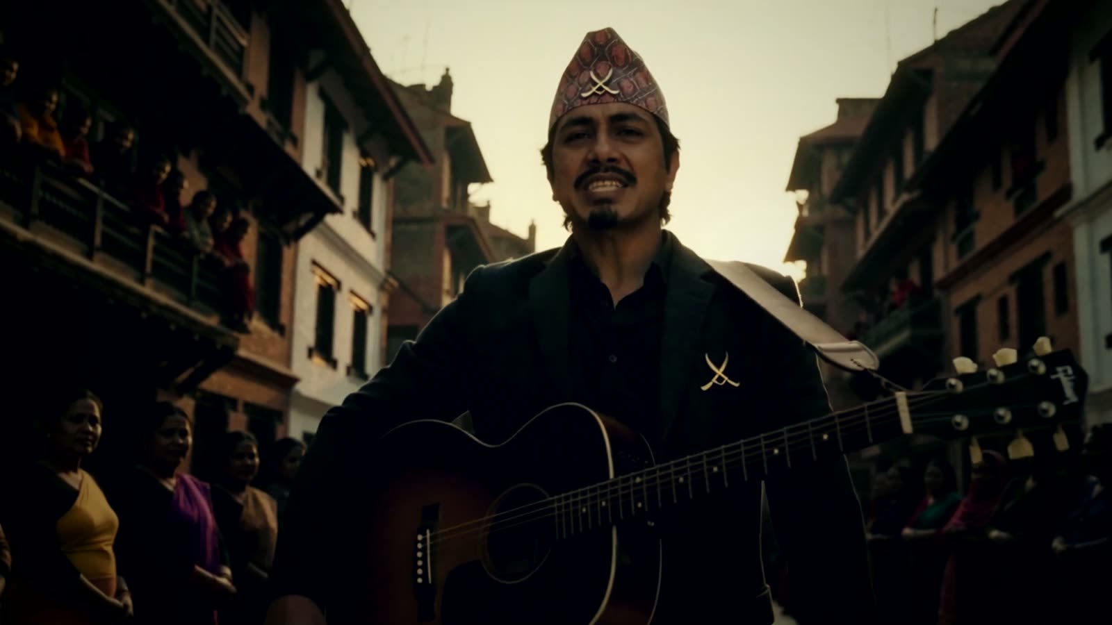 The old city of Kathmandu at sunrise